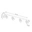 CEILING STRIP WITH ELEGANT BEIGE SPOTLIGHTS 4XGU10 CARBON SERIES thumbnail 8