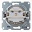 Pin socket outlet, screw clamps, silver thumbnail 3