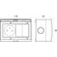 Single socket + double surface-mounted switch GPW2N IP55 "AQUA55" thumbnail 2