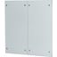 XMC060802 Snap-on cover, closed, HxW=650x800mm, divided, grey thumbnail 2