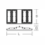 LIGHT CASE, 225 W, 35300 lm, 840, silver, DALI Highbay luminaires, L 6 thumbnail 4