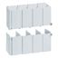 Sealable terminal cover - IP20 - for DSX 4-pole size 2 manual disconnector and source changeover switch thumbnail 2