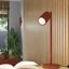 VERTICAL WALL LAMP ILLUMINATING UP AND DOWN FROM THE CARBON SERIES RED OCHRE FOR LIVING ROOM 2XGU10 thumbnail 6