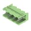 PCB plug-in connector, male header, open side, THT solder connection, 5.08 mm, Number of poles: 4, 90°, Solder pin length (l): 3.2 mm, tinned, Pale green, Box thumbnail 2