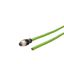 M12 Industrial Ethernet cable, X-coded, 1.0 m, M12 plug straight - fre thumbnail 1