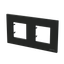 Frame 2-gang / 2+2-modules - IP44 - Matt Black thumbnail 2