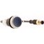 C22-DL-B-K10-24-P5 Illuminated pushbutton actuator, Flat, momentary, 1 N/O, Cable (black) with M12A plug, 4 pole, 1 m, LED Blue, Blue, Blank, 24 V AC/DC, Bezel: titanium thumbnail 4