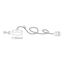 BLACK E27 THICK ROPE WIRE 2m SUSPENSION thumbnail 3