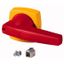 K2SCR Rotary handle, 6mm, for mounting shroud, red/yellow thumbnail 1