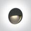 ANTHRACITE WALL RECESSED 3W CCTV IP65 DARK LIGHT 230V thumbnail 1