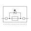 2-conductor fuse terminal block with pivoting fuse holder for miniatur thumbnail 3