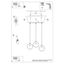 TITRAN 3 HANGING LAMP WHITE E27 3X60 IP20 thumbnail 5