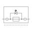 2-conductor fuse terminal block with pivoting fuse holder with end pla thumbnail 3