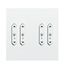 LM-RCW4 b+c+j+k - Rocker switch, 4x, light, white thumbnail 1