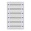 Modular chassis 2-18K flat, 6-rows, depth 100 mm thumbnail 1