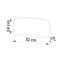 PONTIUS CERAMIC WALL LAMP BLACK G9 1X60W IP20 thumbnail 4