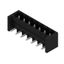 PCB plug-in connector, male header, closed side, THT/THR solder connection, 5.08 mm, Number of poles: 7, 270°, Solder pin length (l): 1.5 mm, tinned, black, Tape thumbnail 4