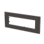 Frame - 1-gang / 7-modules - Niessen logo - Anthracite thumbnail 3