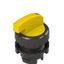 Long handle selector, 3 positions yellow with marking thumbnail 1