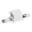 Q-LINE longitudinal coupler, white/chrome thumbnail 1