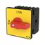 P3 On-off switch, 80 A,Flush mounting, 3 pole, Form E, Red, Short thum thumbnail 4