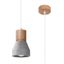 QUBIC HANGING LAMP GREY E27 1X60W IP20 thumbnail 1