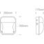 LED WALL LIGHT 50W CW IP65 230V BLACK thumbnail 2