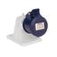 Socket 23250 16A/230V 3-pole IP44 built-in thumbnail 2