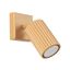 WALL LAMP WITH MOVABLE SPOTLIGHT CARBON GOLD FOR HALL GU10 thumbnail 1