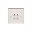 IP44 single socket outlet - same color flap&frame, white, 16A thumbnail 2