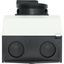 P1-32/I2/SVB-SW/HI11 Main switch, P1, 32 A, surface mounting, 3 pole, 1 N/O, 1 N/C, STOP function, With black rotary handle and locking ring, Lockable in the 0 (Off) posit thumbnail 33