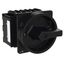 P3 Main switch, 80 A,Flush mounting, 3 pole, Form EA/SVB, Black, Door  thumbnail 4