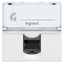 RJ45 Socket Mosaic Cat5e FTP 2 Modules White thumbnail 3