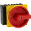P3-100/EA/SVB/N Main switch, P3, 100 A, flush mounting, 3 pole + N, Emergency switching off function, With red rotary handle and yellow locking ring, Lockable in the thumbnail 6