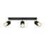 CEILING LAMP NERO 3 BLACK/GOLD GU10 3X40W IP20 thumbnail 3