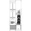 KA4210ML Measurement and metering transformer board, Field width: 2, Rows: 0, 1350 mm x 500 mm x 160 mm, IP2XC thumbnail 5