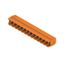 PCB plug-in connector, male header, Dovetails for fixing blocks, THT solder connection, 5.00 mm, Number of poles: 13, 90°, Solder pin length (l): 3.2 mm, tinned, orange, Box thumbnail 4