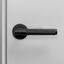 DOOR HANDLE / FIXED / SINGLE-SIDED / CROSS / BLACK thumbnail 2