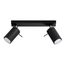 CEILING LAMP RING 2 BLACK GU10 2X40W IP20 thumbnail 2