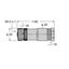 Field-Wireable Connector Female Connector M12 × 1, Straight   VBB8151-0 thumbnail 1