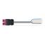 pre-assembled connecting cable Eca Plug/open-ended pink thumbnail 2