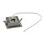 CADRA recessed fitting, square, silver-grey, warm-white LED thumbnail 4