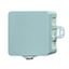 Wall junctionbox 75x75xd40mm, plastic, membrane thumbnail 2