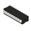 Printed circuit board terminals, 3.81 mm, Number of poles: 9, 90°, Solder pin length (l): 1.5 mm, black, PUSH IN with actuator, Clamping range, max. : 1.5 mm², Tube thumbnail 4
