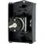 T0-3-15259/I1/SVB Main switch, T0, 20 A, surface mounting, 3 contact unit(s), 3 pole, 2 N/O, Emergency switching off function, With red rotary handle and yellow locking thumbnail 8
