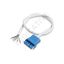 Cable set 2p plug 2x1,5mm� HF blue 2m thumbnail 1