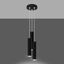 HANGING LAMP LAGOS 3P BLACK GU10 3X40W IP20 thumbnail 3