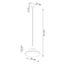 Pendant lamp FANO white thumbnail 12