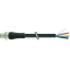 M12 Power male 0° K-cod. with cable PUR 5x2.5 bk UL/CSA+drag ch. 20m thumbnail 1