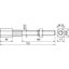 Threaded adapter M10/10 L 130mm StSt(V4A) w. nut a. washer f. fixed ea thumbnail 2